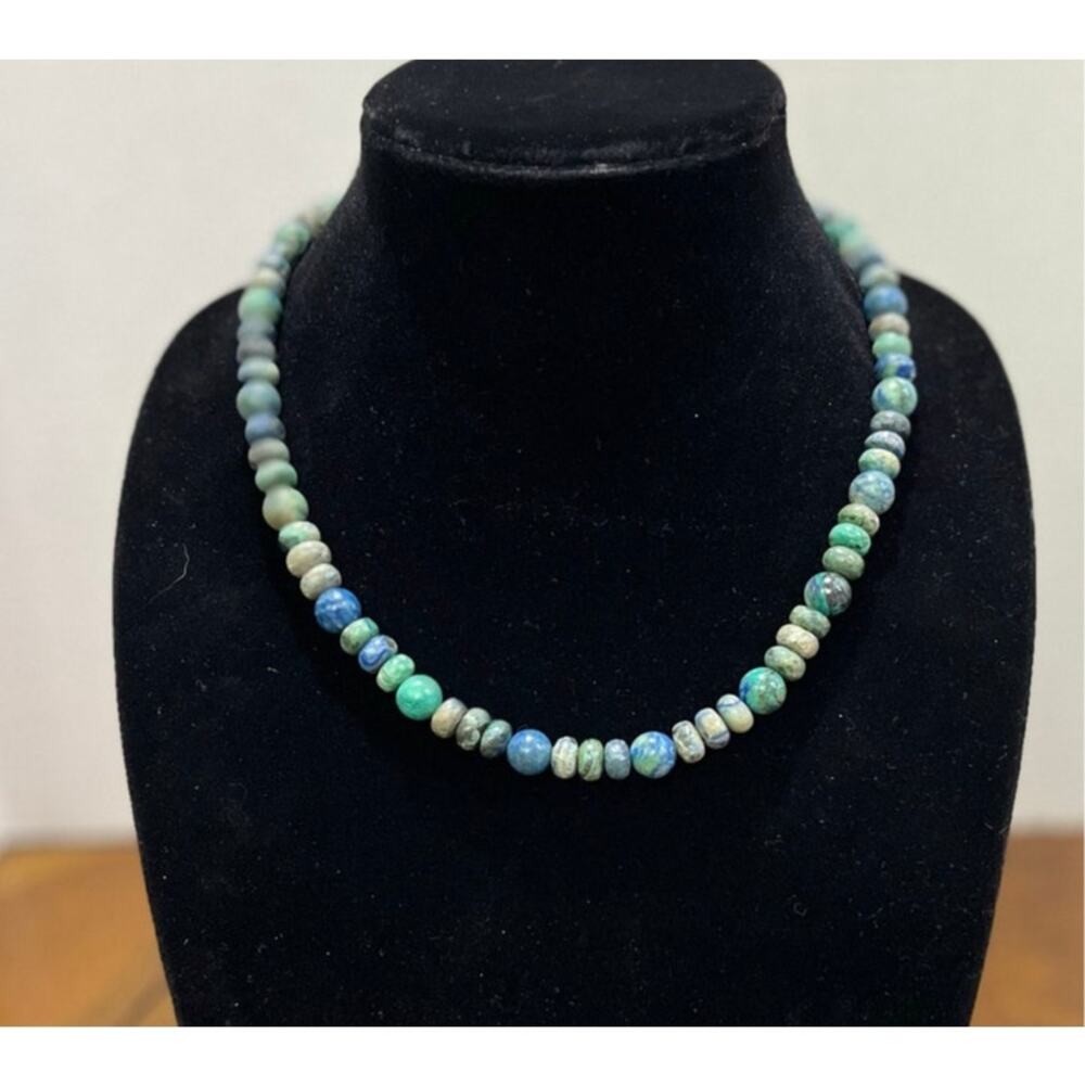 Jay King DRT Lapis Turquoise Necklace 925